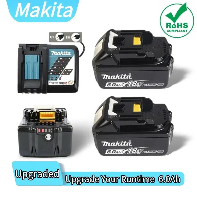 

Batterie Makita 18V, Makita 18V Battery 6Ah Fast Charging, Universal Fit, Cost-Effective, Saves Money.