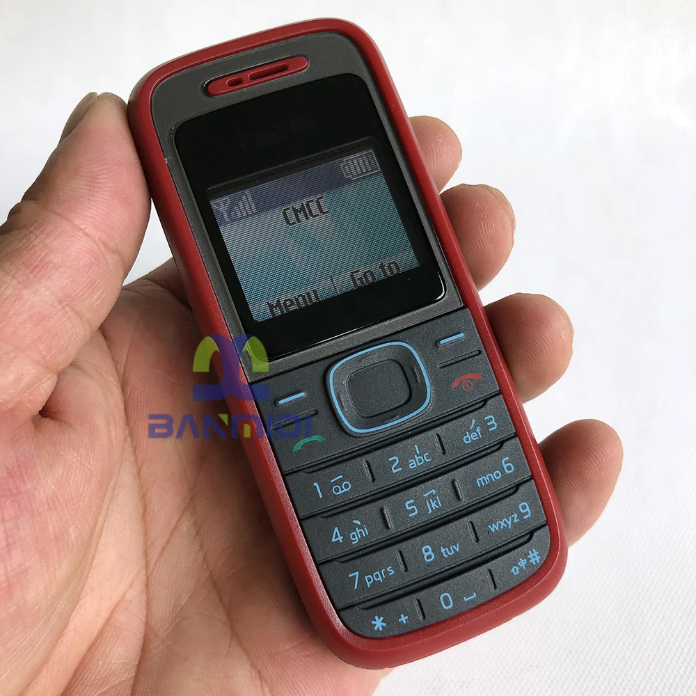 Original 1208 Unlocked Mobile Cell Phone 2G GSM 900/1800 English Arabic Keyboard Cellphone.Made in Finland on 2007 Year.