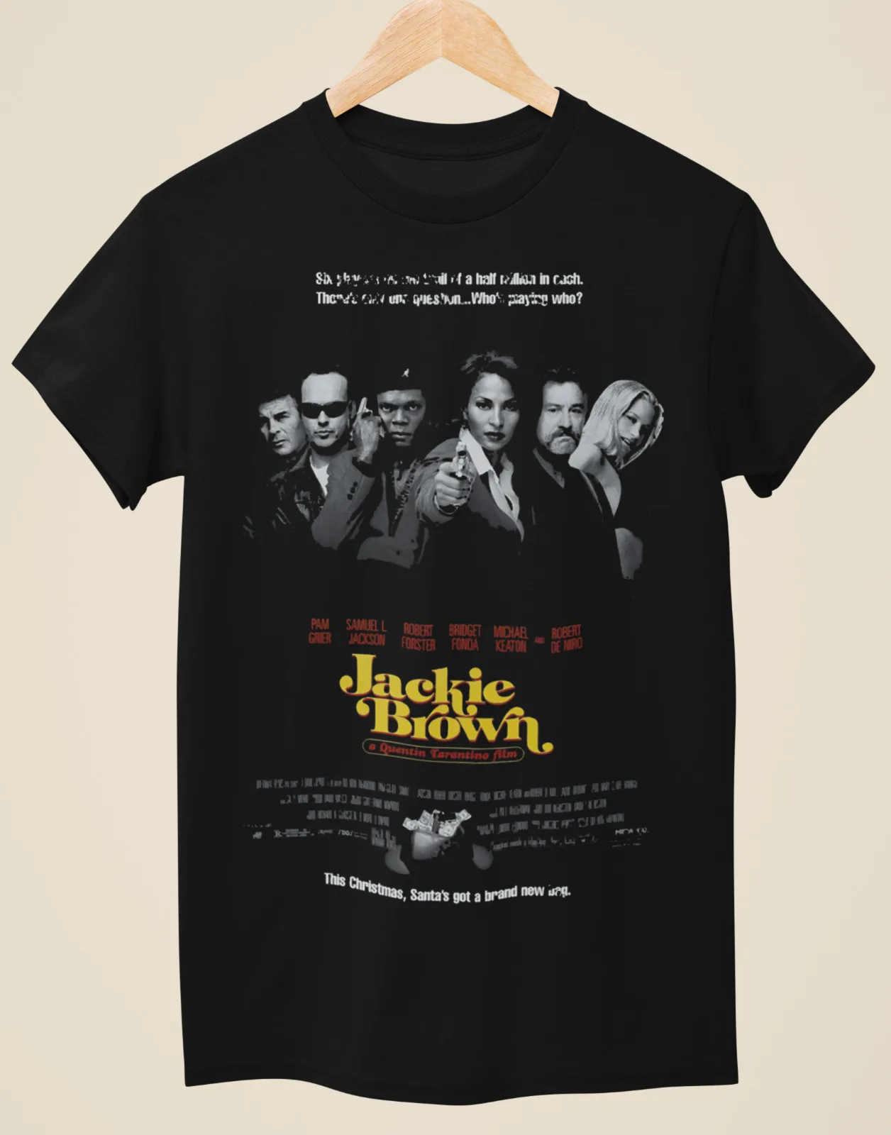 

Jackie Brown - Movie Poster Inspired Unisex Black T-Shirt