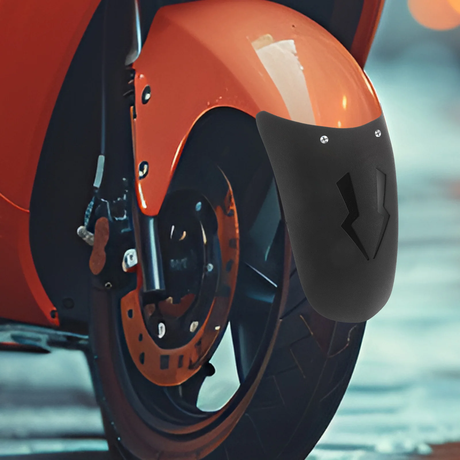 

Motorcycle Front Mudguard Splash Guard Mud Debris Protection Universal Fitment Durable Motorcycle Exterior Accessories