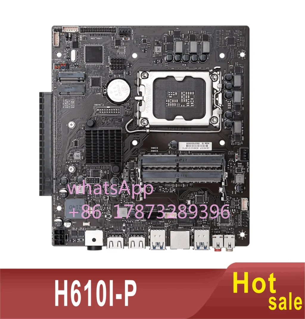 H610I-P AIO Motherboard Supports 12th Generation CPU LVDS 30 Pin Screen LGA 1700 DDR4 Mainboard 100% Tested Fully Work