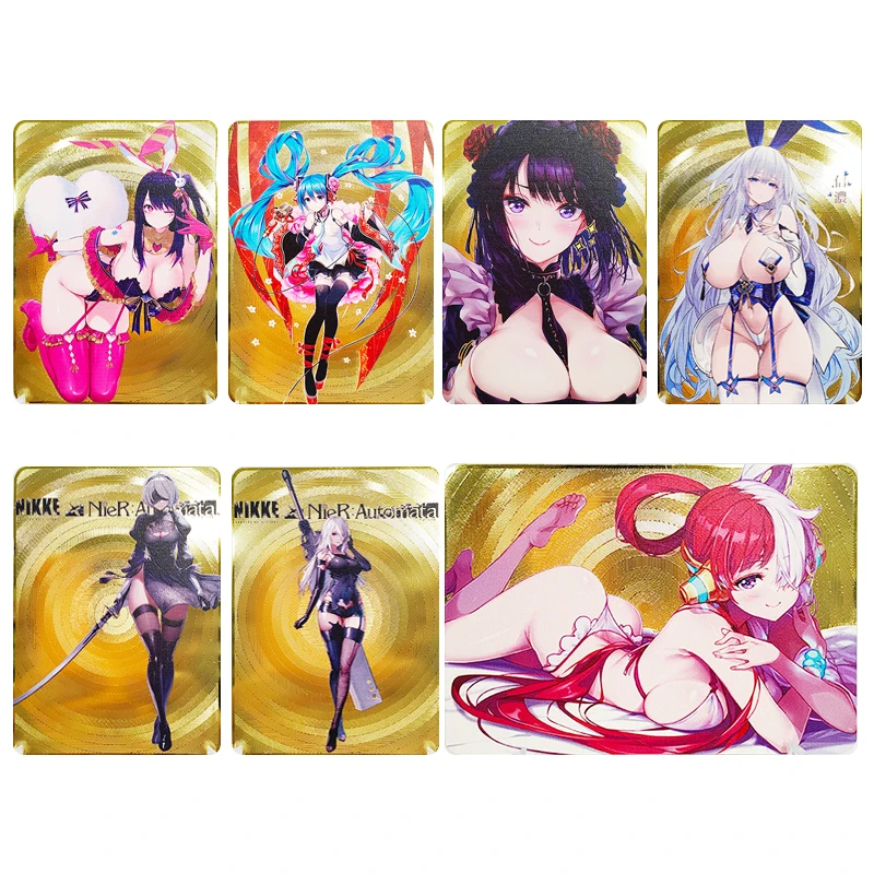 

Diy Homemade Anime Character Metal Card Hatsune Miku Hoshino Ai Rare Collectible Game Flash Card Cartoon Board Game Toys Gift