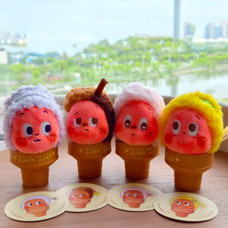 

Pop Mart Twinkle Twinkle Moon Gelato Series Blind Box Collectible Toy Bag Decor Keychian Desktop Ornaments Mystery Box Gift