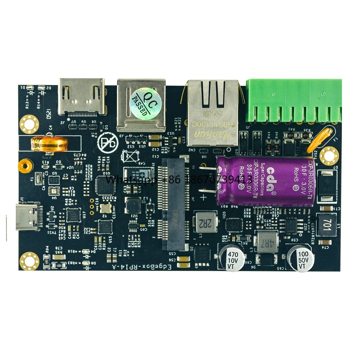 Custom EdgeBox PLC PAC Controller Industrial Programmable Controls Debian EtherCat Double RJ45 EtherNet Support Codesys EtherCAT