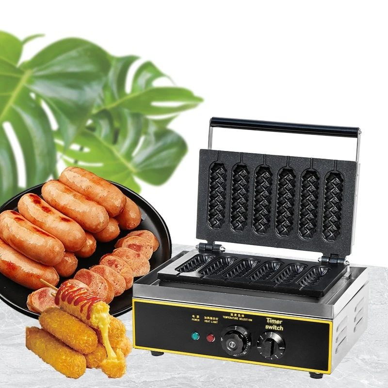 

TX Stainless Steel Ice Cream Waffle Maker Mini Breakfast Machine New Snack Machine Animal Waffle Cone Makers For Sale Home