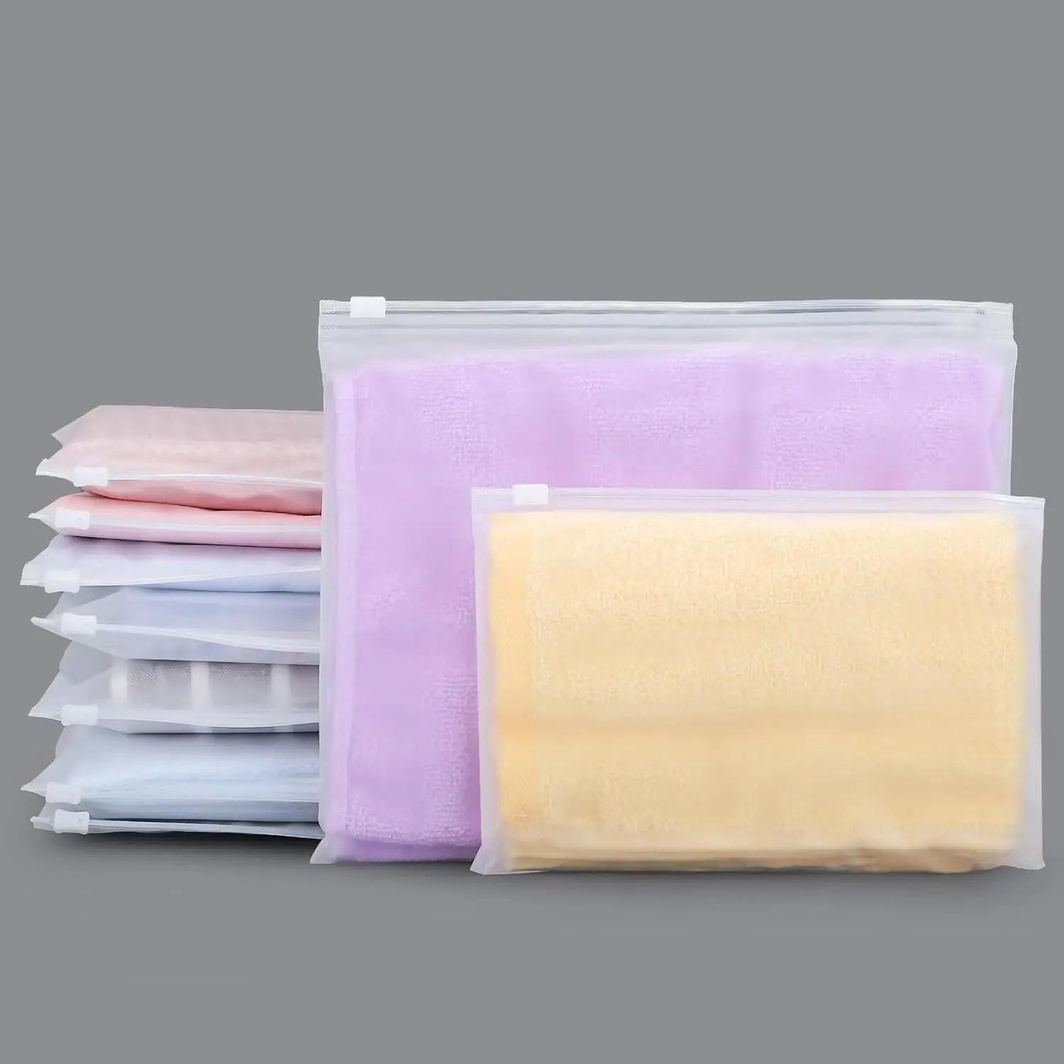 25 Pack Frosted Zip…