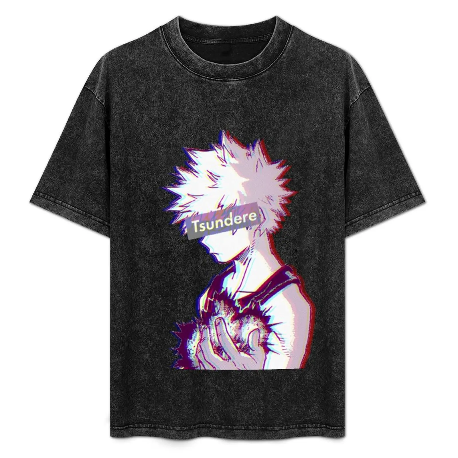 

Tsundere Bakugo T-Shirt Casual Light Summer Short Sleeve Top
