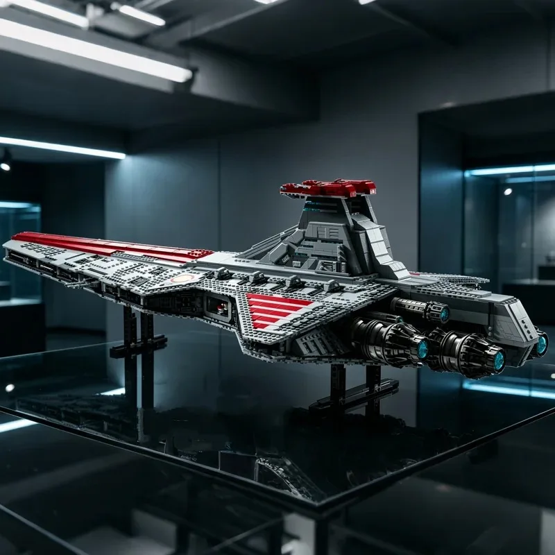 Hot Collectors Edition 5374PCS Class Republic Attacks Cruiser Bricks Biggest Venator Building Blocks Toys for Festival Gifts