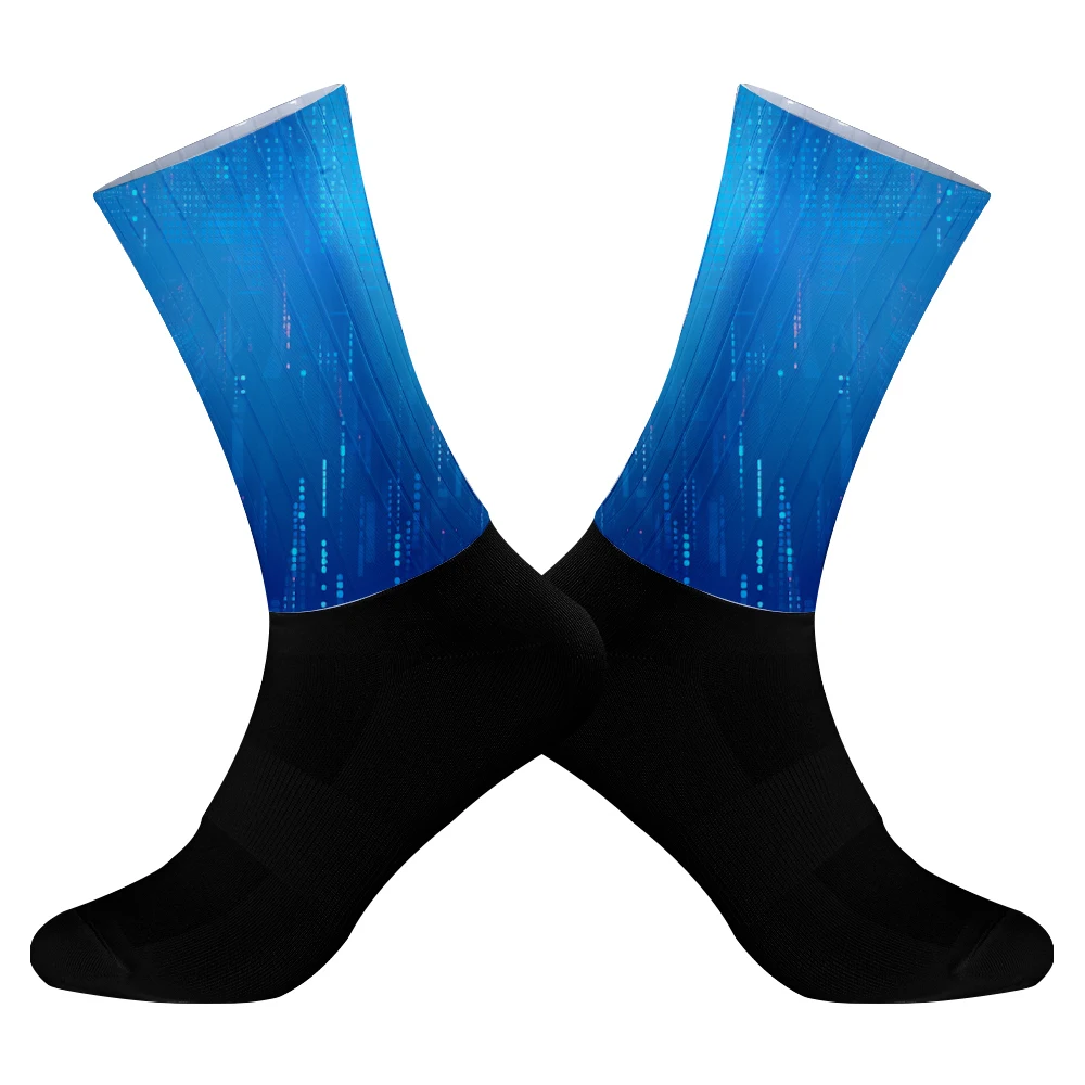 2024 New Summer Cycling Socks Anti Slip Seamless Breathable Cycling Socks Men Aero Bike Wearproof Road image 3