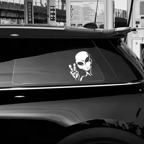 Space Alien Stickers,funny&amp;creative,High quality for cars trucks motorcycles &amp;laptops!