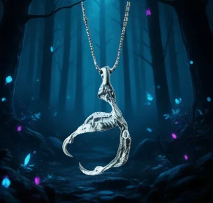 Gothic Raven Claw Talon Necklace Animal Crow Eagle Hawk Bird Fashion Hot Charm Punk Jewelry
