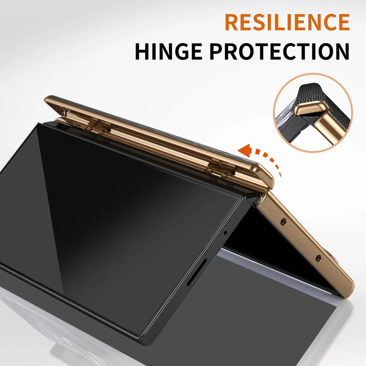 Leather Phone Case for Samsung Galaxy Z Fold 7 6 5 4 3 Fold7 Luxury Hinge Protector Wrist Strap Kickstand Back Cover YYC005 - Image 5