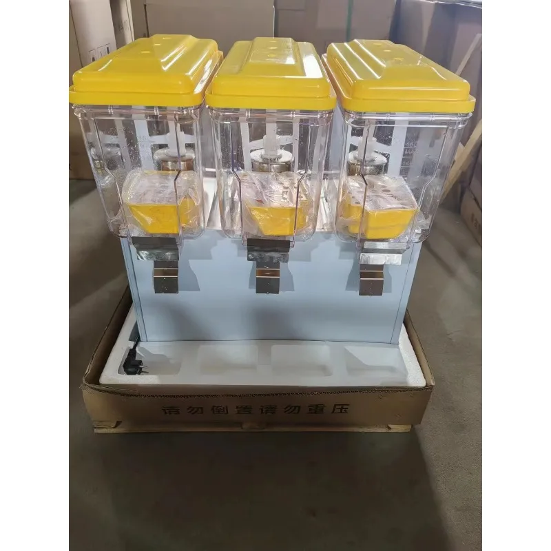 

18L*3 Tanks Drink Machine Cold Beverage Dispenser Commercial Juice Dispenser
