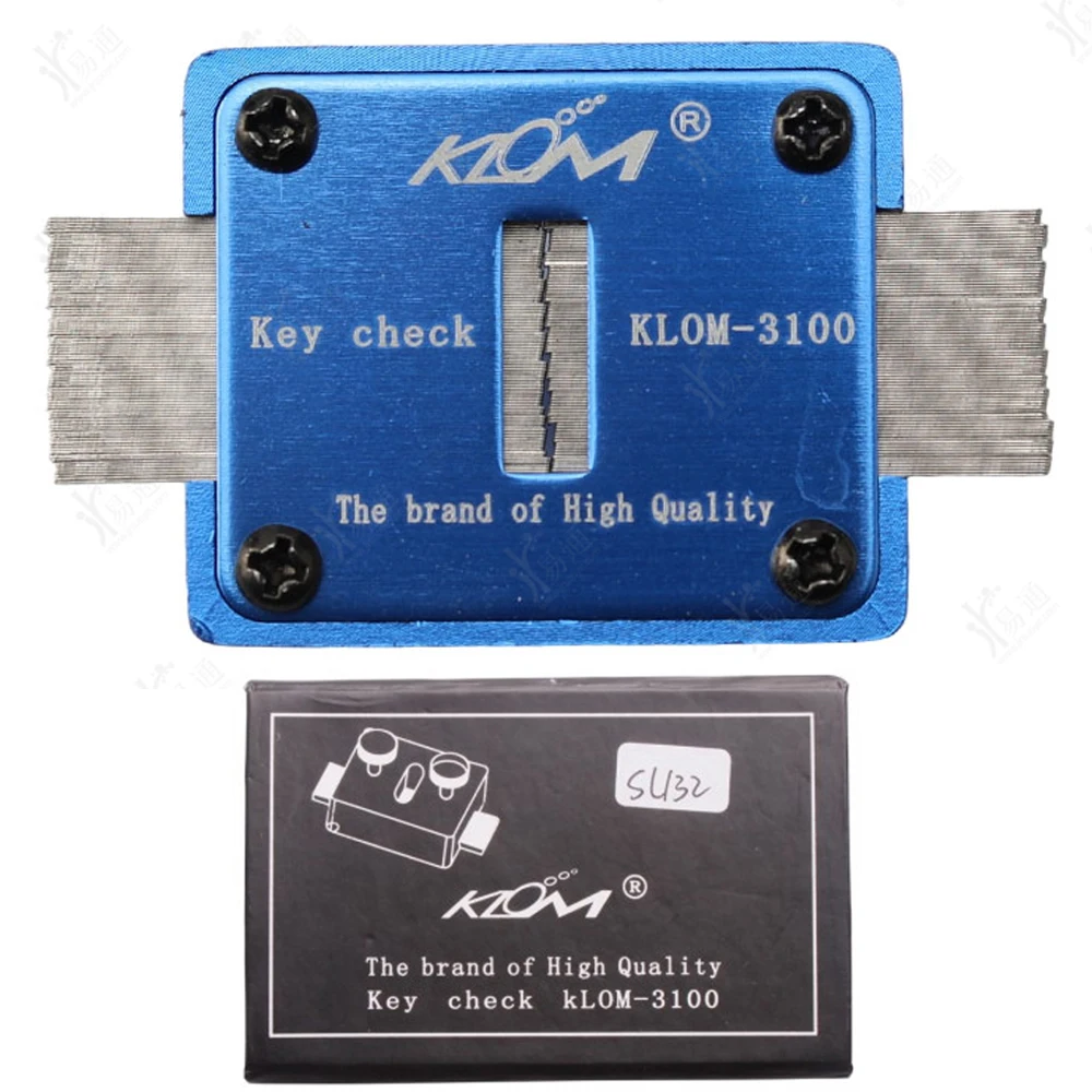 

Klom Key Check Checker KLOM-3100 Locksmith Tools Blank Key Slot Checker