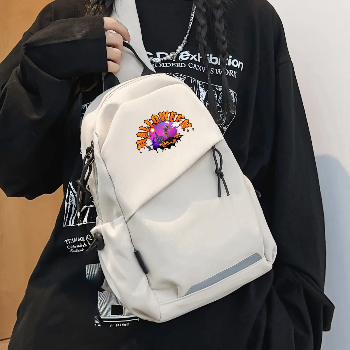 High-end logo custom messenger bag men's one-shoulder chest bag women's mountain climbing lightweight exclusive diy