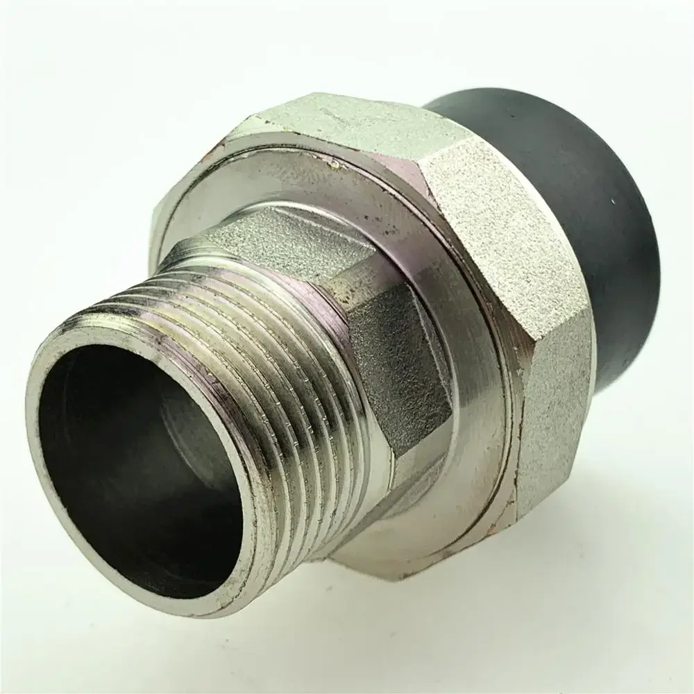 PE Outer Wire Direct Pipe Fitting Socket Hot Melt Joint Outer Teeth Straight Through 4 Points 20 6 Points 25 1 Inch 32 40 50