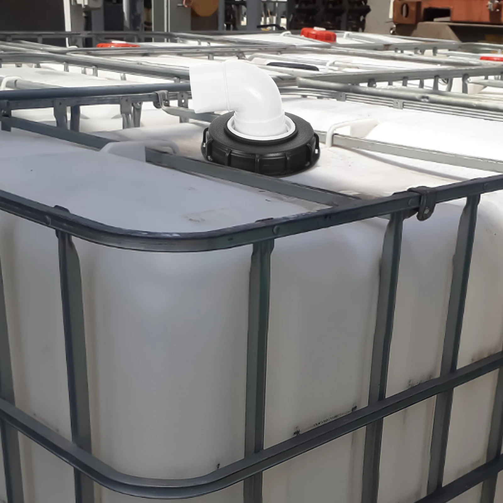 

IBC Container Lid 163mm Filter Cap Built-in Screen for Rainwater Barrel Accessories Plastic Water Fittings