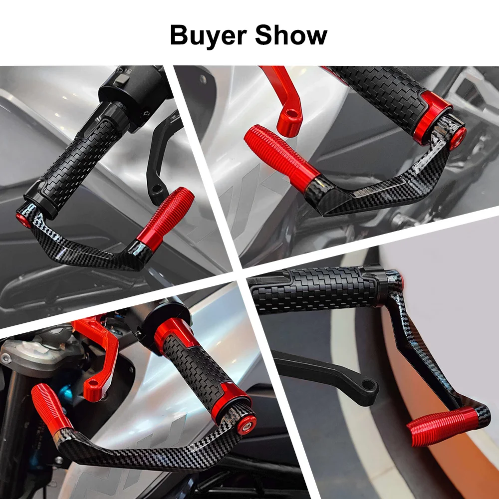 Motorcycle Handlebar Brake Clutch Lever Hand Guard Protector Handguard Kit FOR RC125 RC200 RC390 RC250 RC8 RC8R RC51