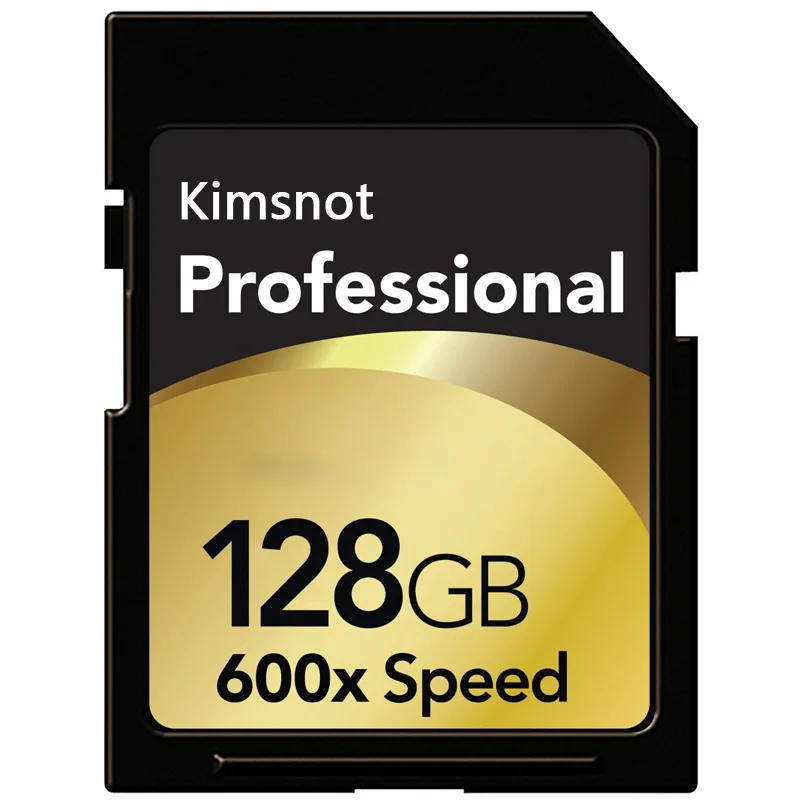 Kimsnot المهنية SDXC بطاقة 64GB 128GB 256GB 16GB 32GB SDHC SD بطاقة الذاكرة بطاقة C10 عالية السرعة 90 برميل/الثانية 600x لنيكون كانون