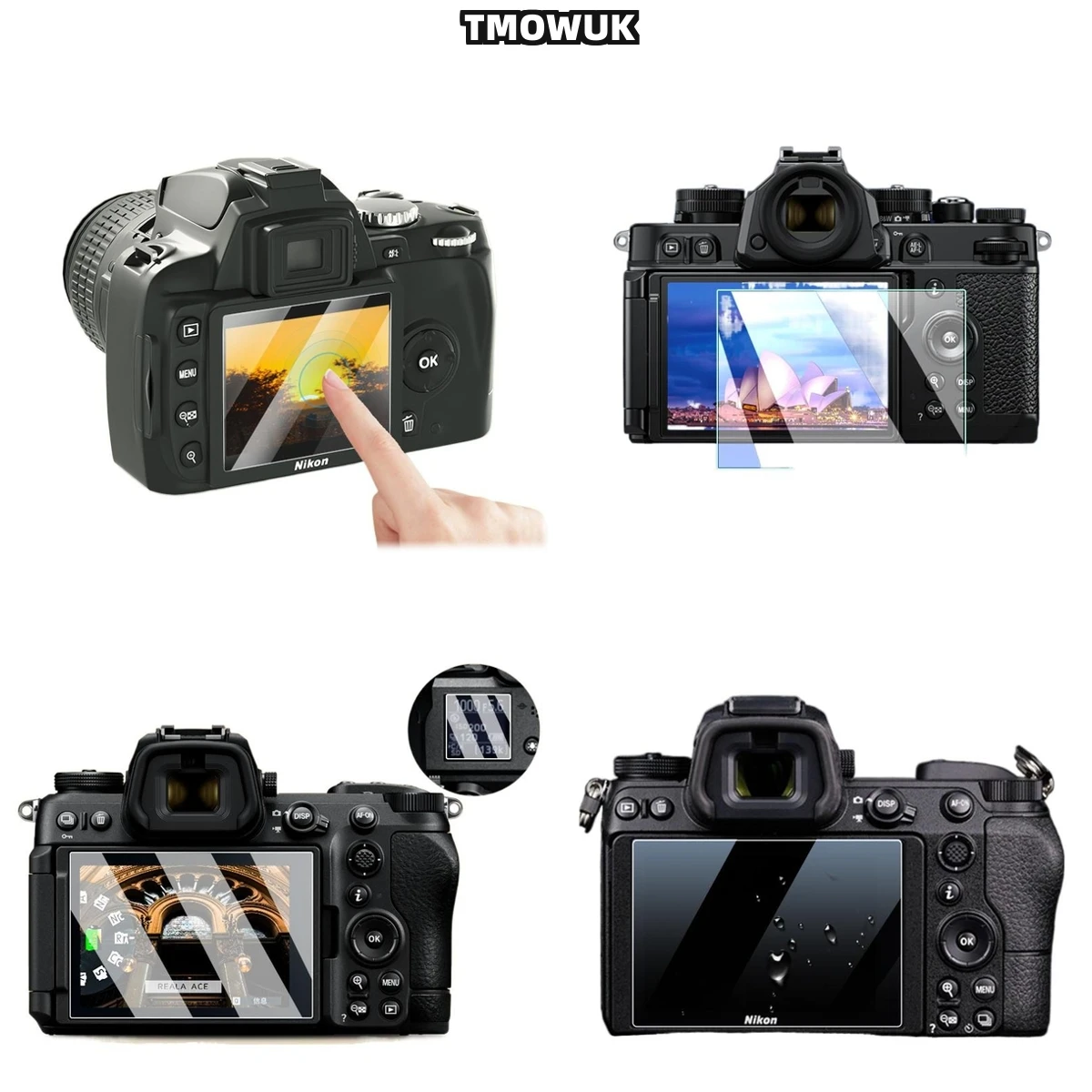 

​​For Nikon Z5 Z6 Z7 Z8 Z9 - Ultra-Durable Tempered Glass, Scratch Resistant HD Camera Screen Protective Film​​
