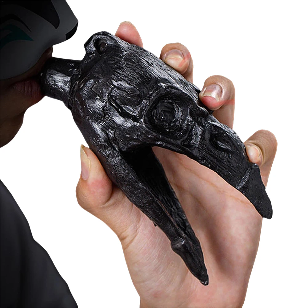 Halloween Crow Mouth Death Whistle with Strange Sound Crow Beak Death Whistle Real Screaming Death Whistle Loud Decor for Party