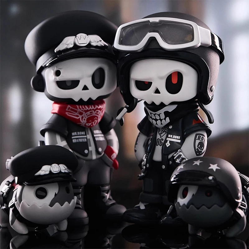 

Mr Bone-The Wild One Series Blind Box 5 Generation Mystery Box Surprise Bag Action Figure Model Doll Desktop Decoration Gift Toy