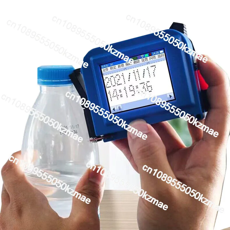 Fully Automatic Handheld Coding Machine Inkjet Printer Printing Production Date Bottle Cap Plastic Packaging Bag Mini Inkjet