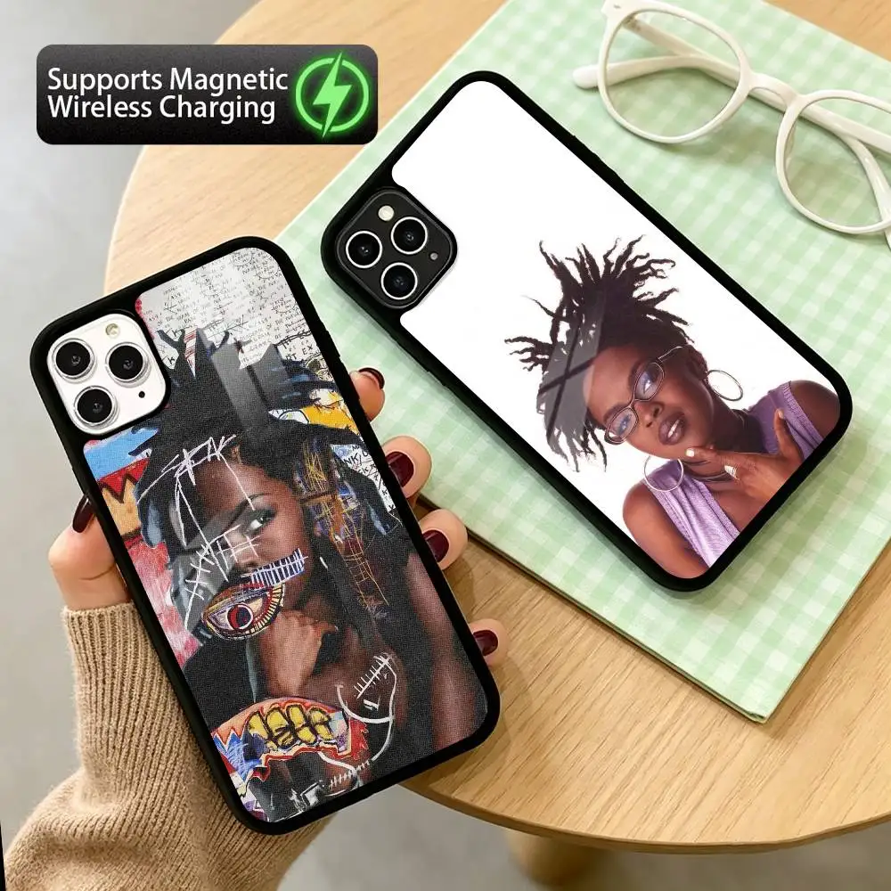 Rapper Lauryn Hil  Phone Case For iPhone17,16,15,14,13,12,11 Plus,Pro Supports Magnetic Wireless Charging