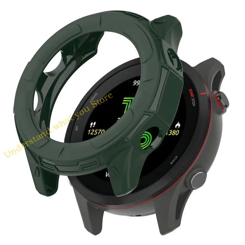 J60A для Forerunner255 Shock-Resection Watch For Case Anti-Scratch Cover Washable Bumper f