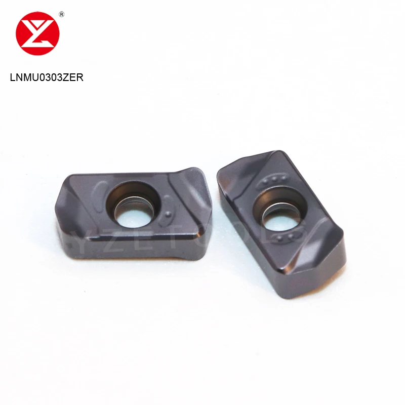 CNC Tool LNMU0303ER Double Face Cutter Carbide Fast Forward to Milling Inserts Thread head EXN03R Stainless steel cast