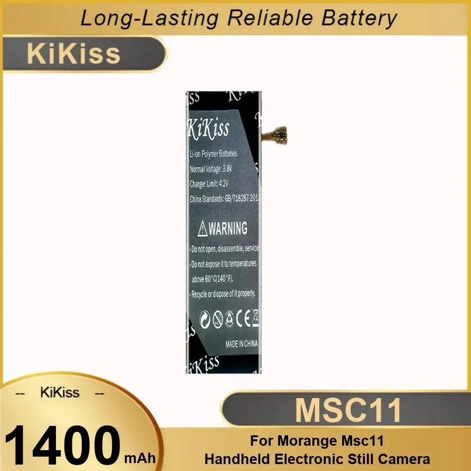 

For Morange MSC11 Camera Long-Lasting Performance Handheld Camera Battery 1400mAh Reliable Power