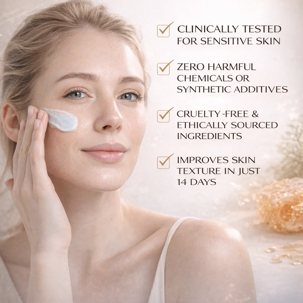 Kupferpeptide GHK-Cu Rindertalg für die Haut, Blauer Balsam mit Kupferpeptiden, Manuka-Honig & Vitamin E, Natürlicher Gesichtspflege-Balsam – Detail 5