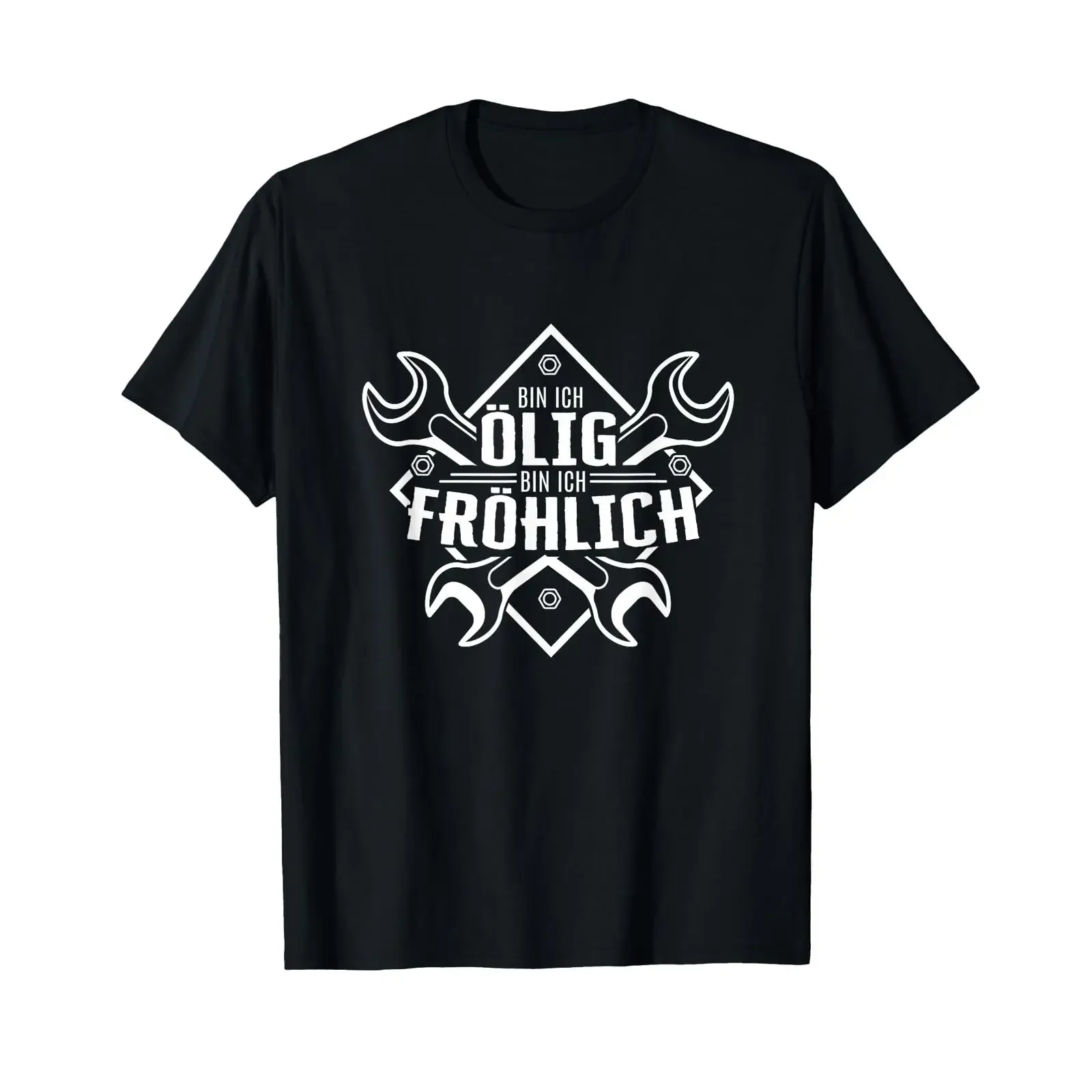 Am I Oily Cheerful Mechanic Screws Workshop Hobbyist T Shirt vintage Washed Comfortable Casual designer clothes homme Slightly
