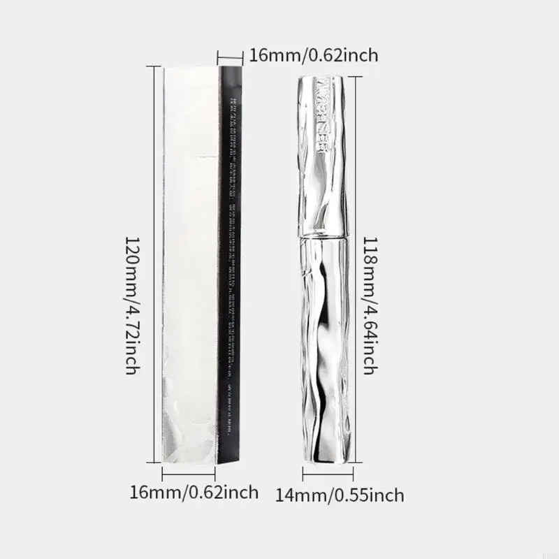 Mascara sắt R3MF, Mascara kim loại, Mascara uốn thanh kim loại màu đen, chống thấm nước Chiều dài mảnh mai tự nhiên