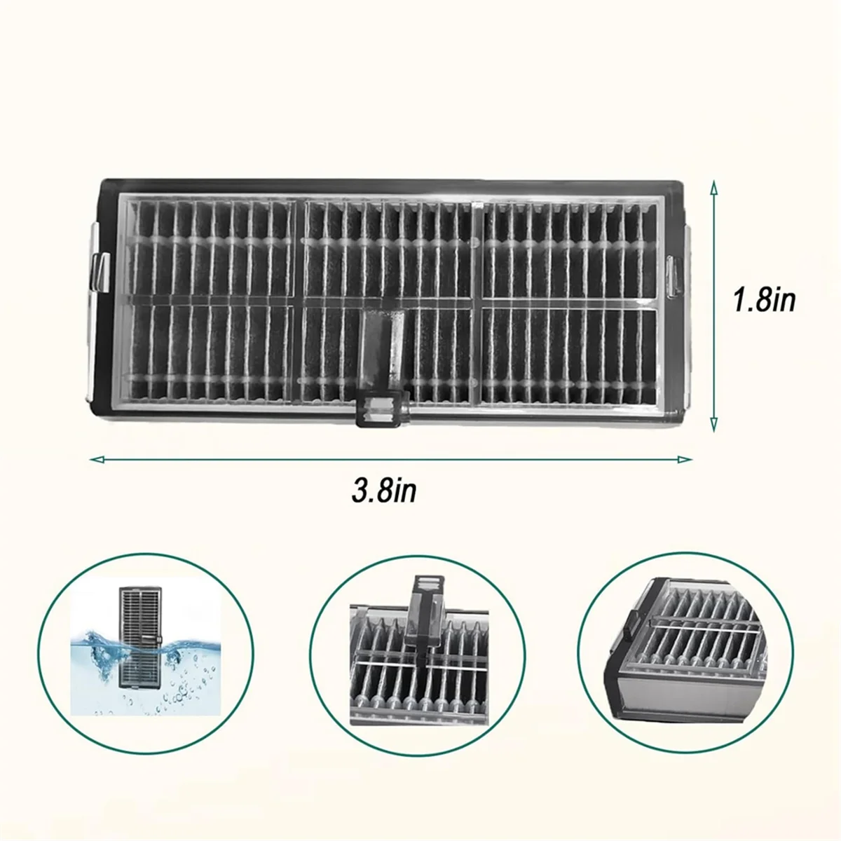 Novo quente para dreame x40 ultra/x40 pro/s30 pro ultra robô aspirador de pó escova lateral principal filtros hepa mop pano sacos pó