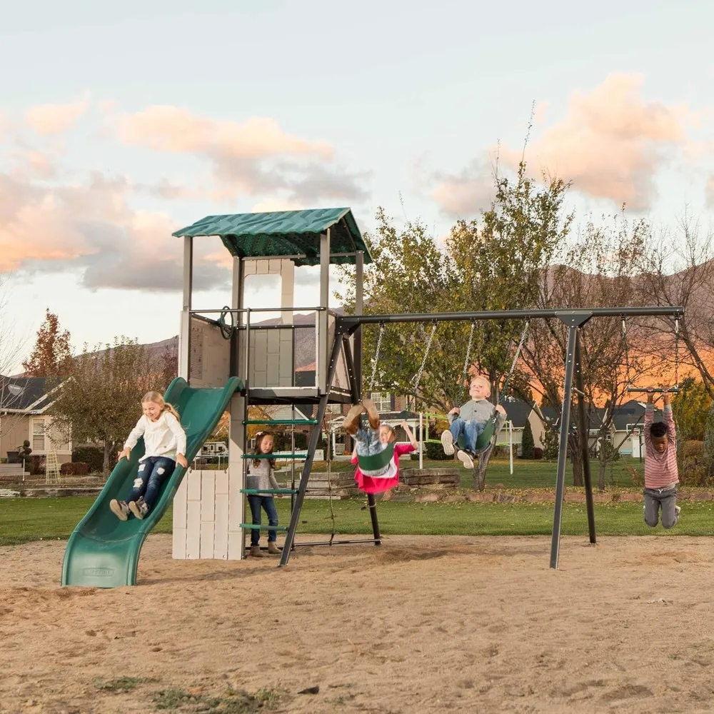 

Adventure Clubhouse Swing Set Playset