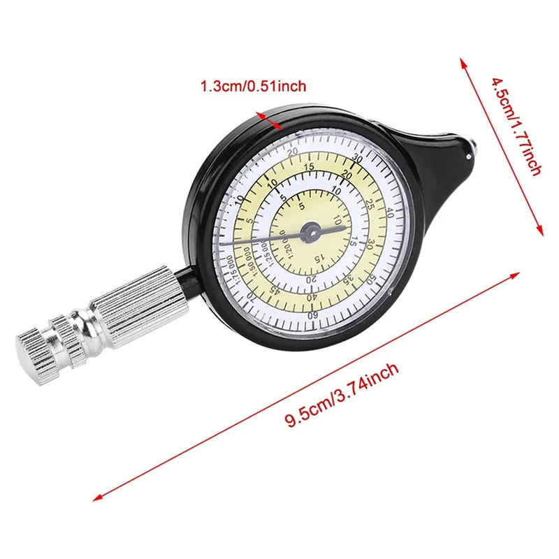 AA63 HOT Mini แผนที่กลางแจ้ง-Measurer ระยะทาง CACULATOR Mapping เครื่องมือล้อโลหะสําหรับ Camping Hiking Travel