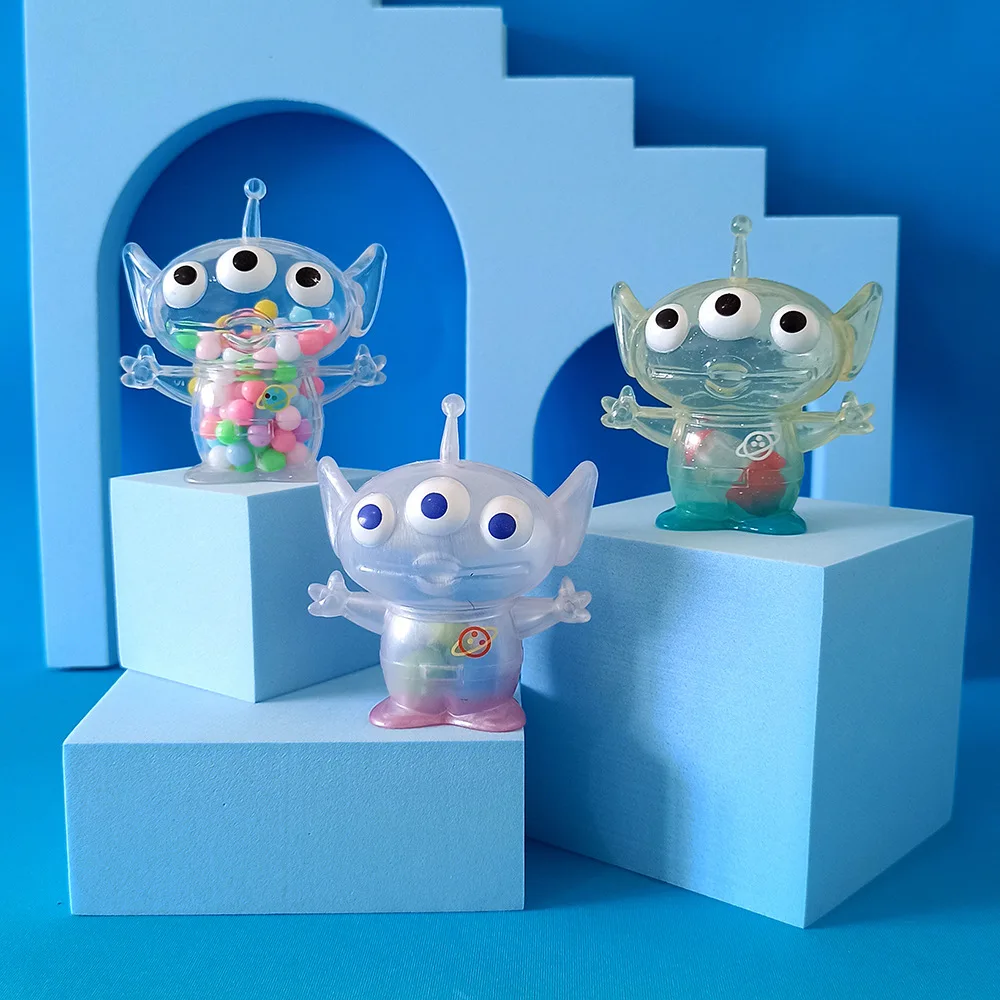 Disney Toy Story Drieogige Jongen Tide Play Schattige Pop Figuur Ornamenten Desktop Ornamenten