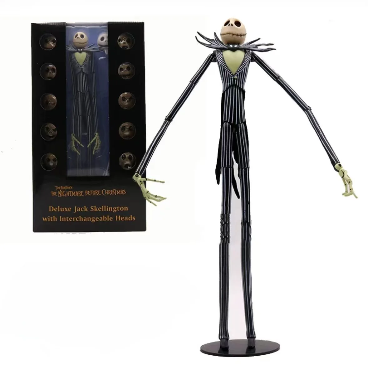 30-33cm Jack Skellington Pendant The Nightmare Before Christmas Movies Halloween Decoration Party Ornament Xmax Halloween Gift