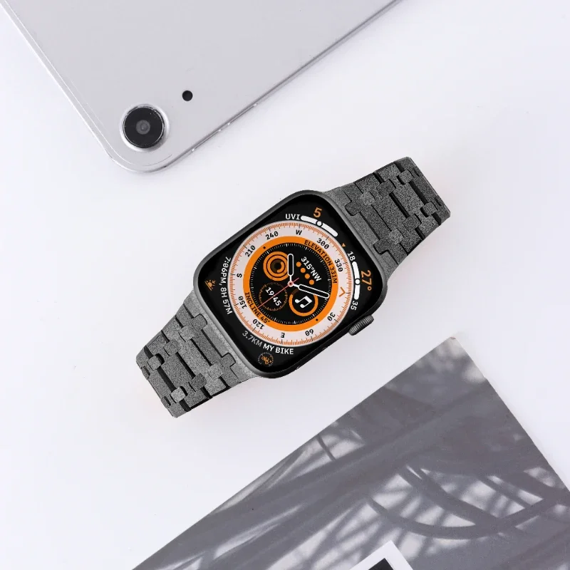 Metal Strap For Apple Watch Ultra 2 Band 49mm 10 9 8 7 45mm 46mm Modified Stainless Steel Bracelet Correa iWatch 6 5 4 44mm Belt