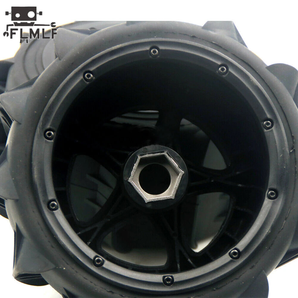 Rc Car Desert Wheel Tyre Set ( Front and Rear Same ) Fit 1/5 HPI ROFUN ROVAN KM BAJA 5B 5T 5SC Kraton 8s Losi DBXL-E 2.0 Parts