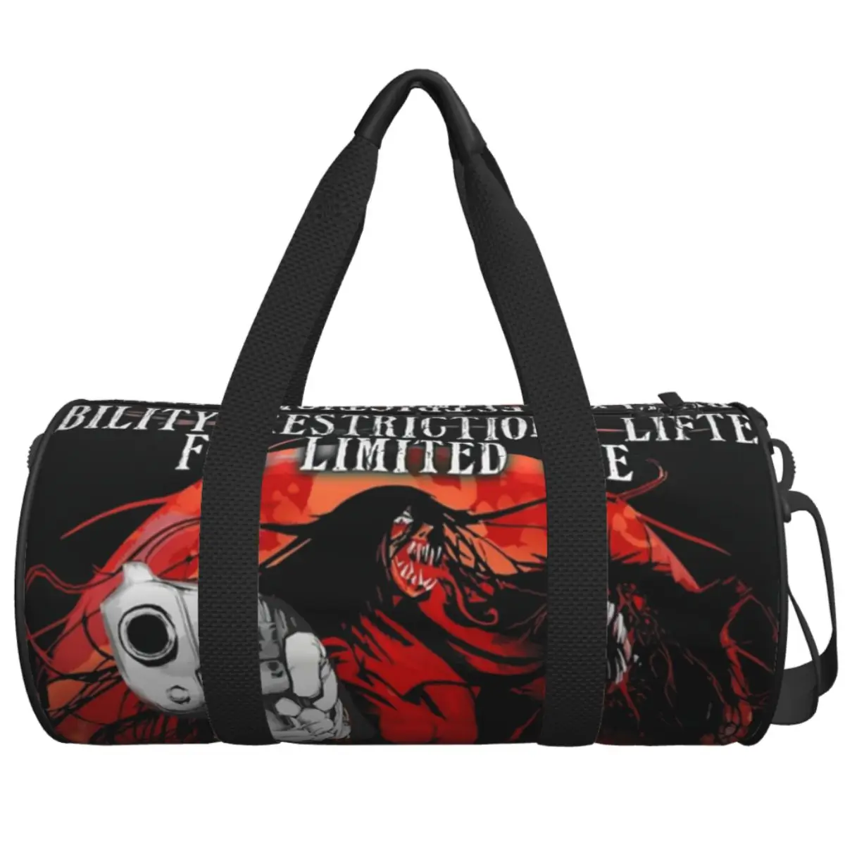 

Спортивная сумка Alucard Hellsing, спортивная сумка, большая мужская и женская портативная сумка на заказ, милая тренировочная сумка для фитнеса