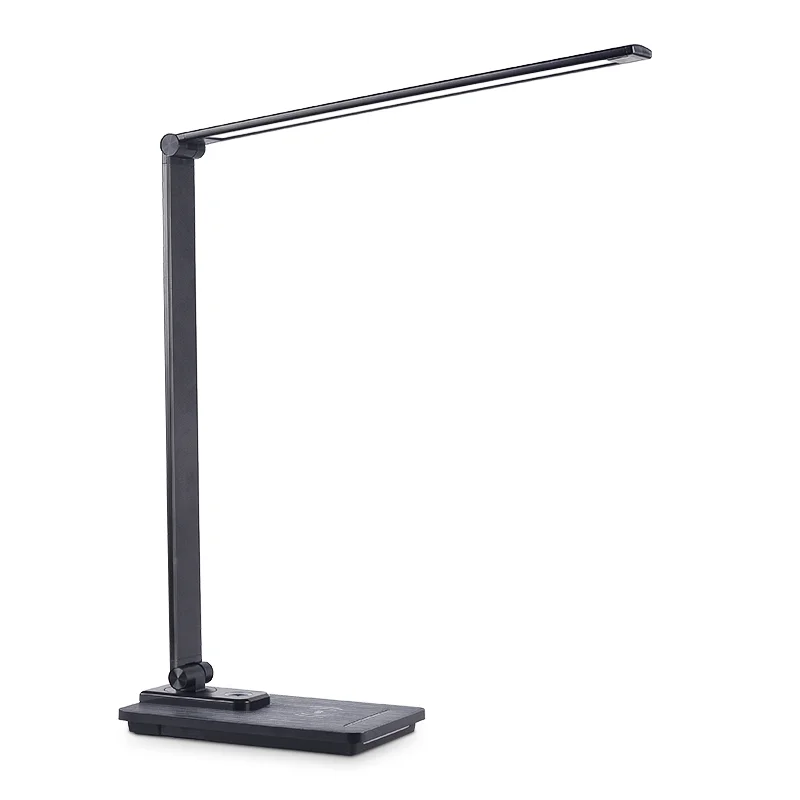 Aluminium alloy black office desk light luxury living room bedroom study table lamp