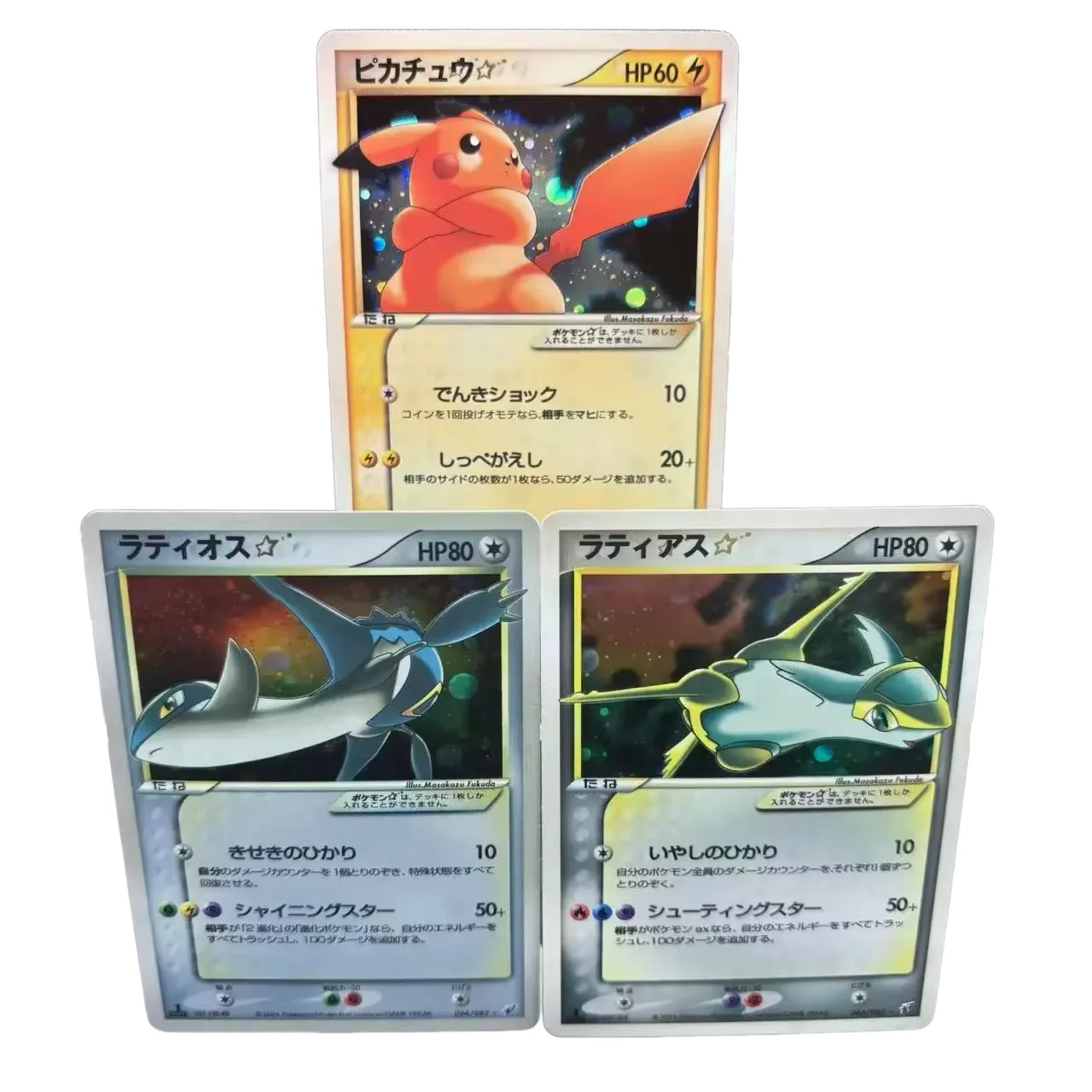 

Коллекционные карты PTCG своими руками 2006 P.M. JPN. GOLD STAR PIKACHU MEWTWO Самодельная одиночная карточная классическая игра аниме карты подарочная игрушка