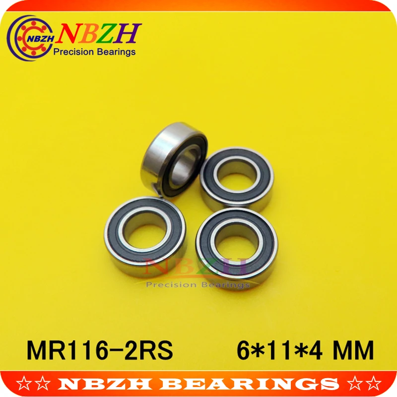 ET0611 MR116RS Mr116zz Mr116z Bearing 6x11x4 Mm Hobby Electric Rc Car Truck Mr116 Rs 2rs Ball Bearings MR116-2RS 6*11*4