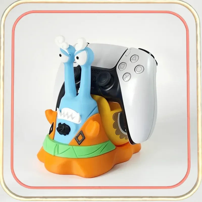 One Piece Den Den Mushi Snail Game Controller Stand - Anime Desk Accessory for Luffy Zoro Ace Jinbe - Creative Office Decor