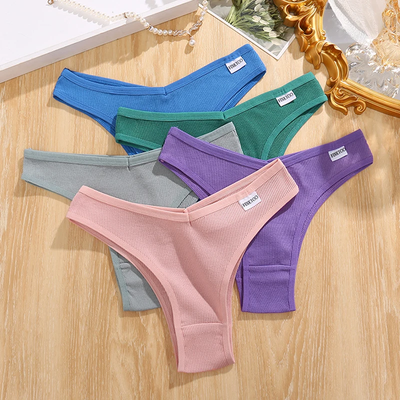 2022 Cotton Women Underwear Brazilian Panties Sexy Underwear Ladies Comfortable Solid Color Panty Intimates Women Lingerie M-XL