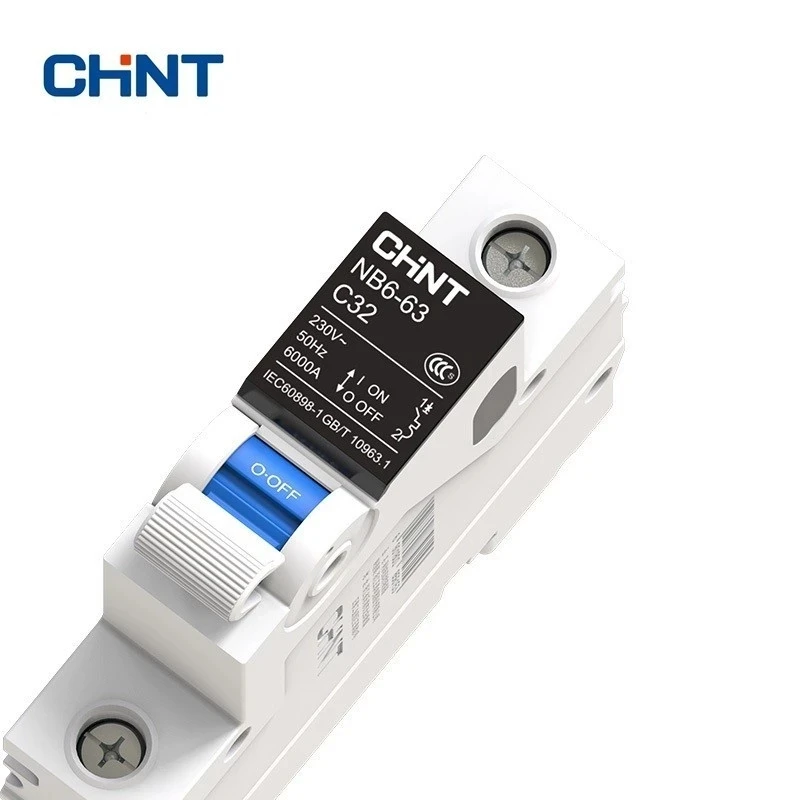 Commutateur d'air l'inventaire de montage de rail DIN de disjoncteur de 230/400V ROCB NB6-63 CHNT CHINT DZ30 DZ40 EPN ug N TPN 1P 2P 3P 4P