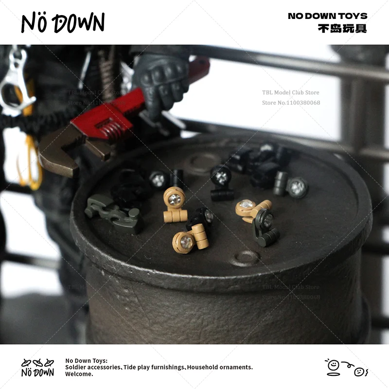 1/12 스케일 여성/남성 미니 액세서리 야외 생존 조명 모델 6인치 액션 피규어 군인용 비상 신호 장치