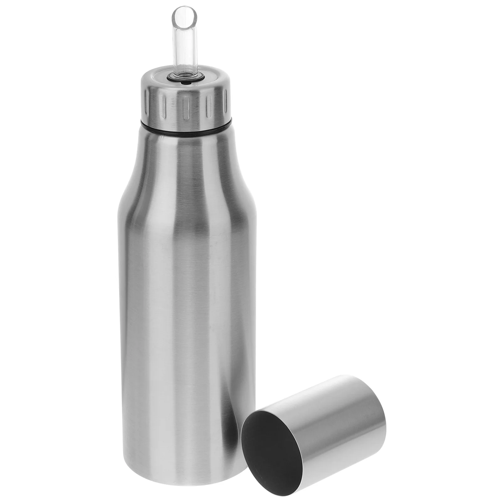 

1pc Stainless Steel Control Pot Rectangle Kitchen Container Practical Oil Holder Home Supply Can for Cooking Oil Storage